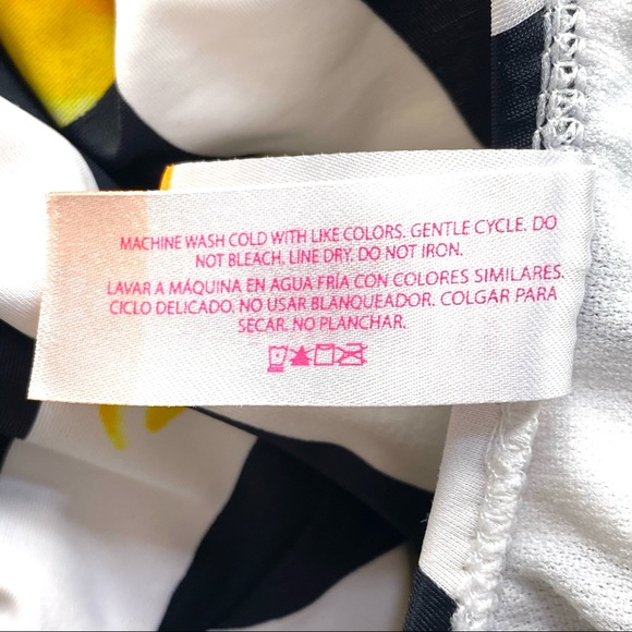 No Boundaries Fruity Stripe One Piece Swimsuit M - Picture 6 of 10